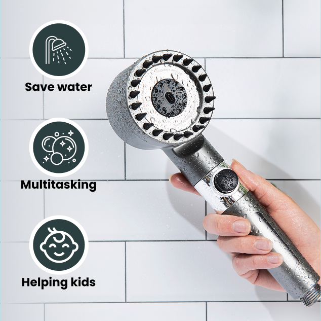 3 Modes Shower Head